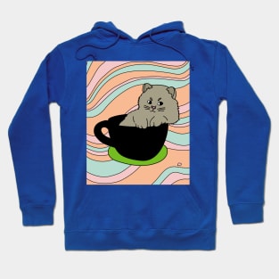 Coffee Cup Bathing Drinking Crazy Hoodie